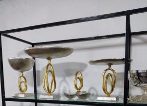 ست پذیرایی لاکچری آلومینیومی مدل زنجیزی