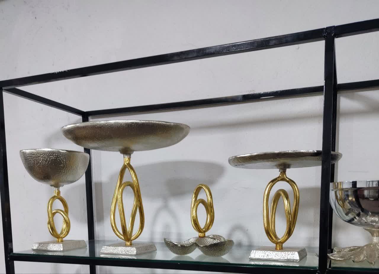 ست پذیرایی لاکچری آلومینیومی مدل زنجیزی