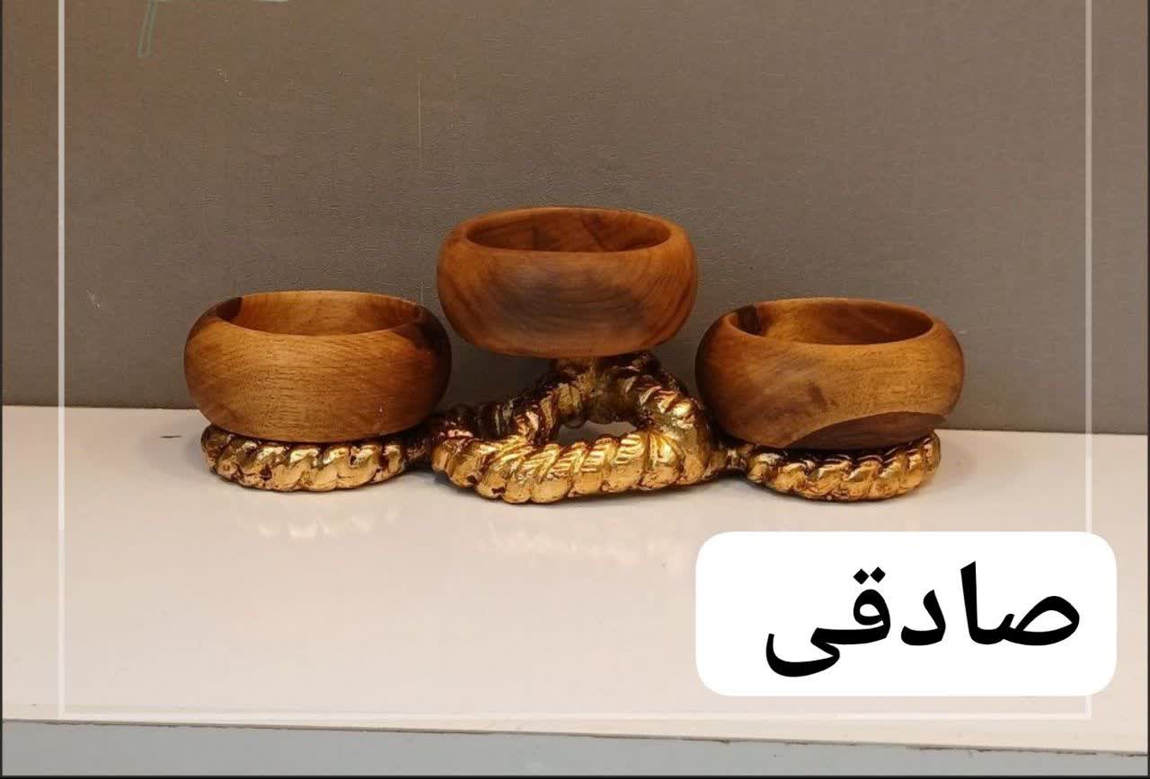 ست پذیرایی چوب و الومینیوم مدل ریسمان